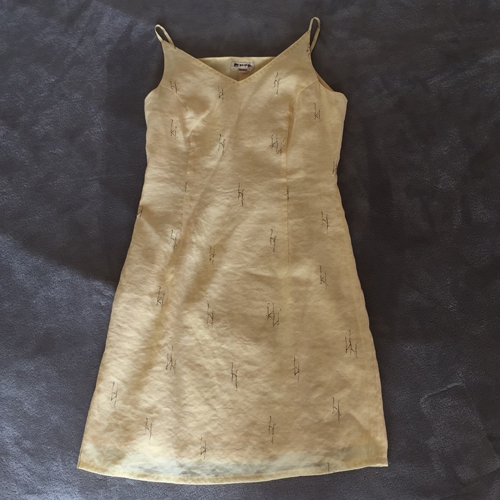 Vintage yellow summer dress